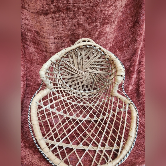 Mini Wicker Peacock Chair 16 inch - Picture 8 of 8